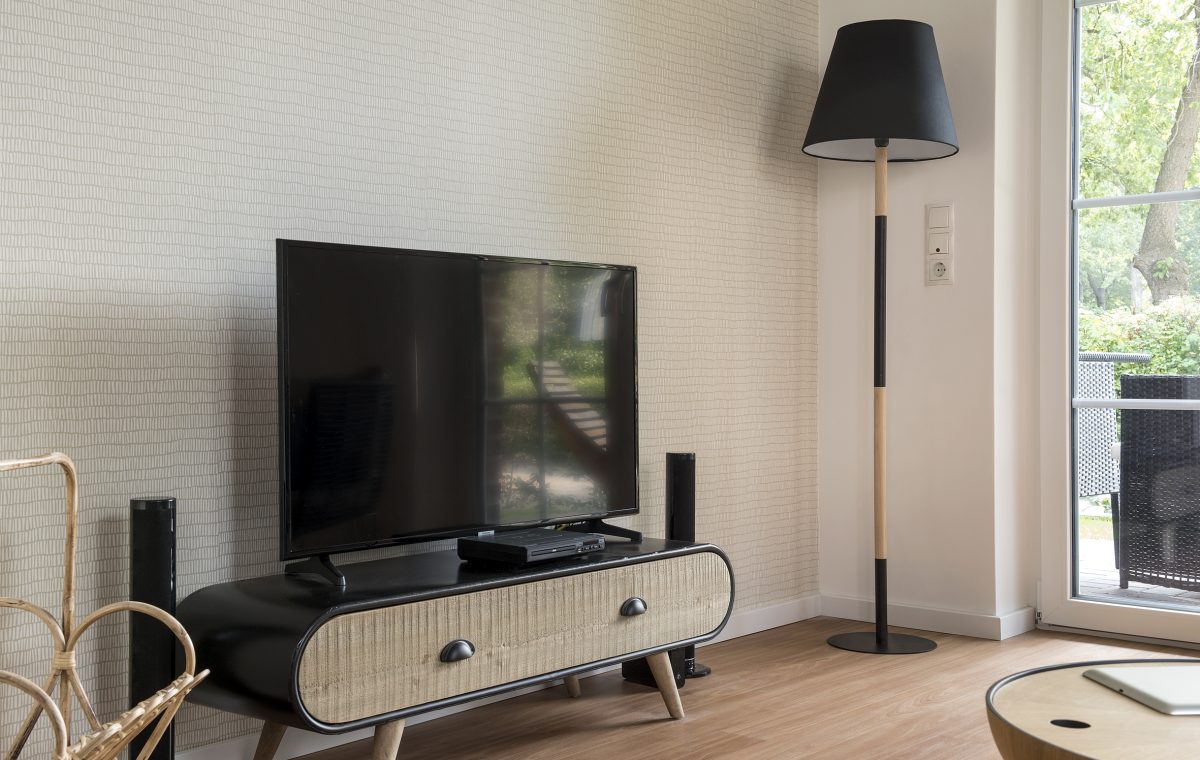 Multimedia TV mit Hifi-Anlage Ferienwohnung am See in Bad Zwischenahn